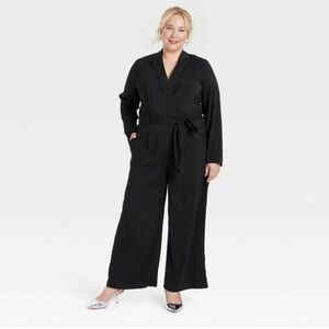 A New Day Elegant Black Women's Jumpsuit Size XXL